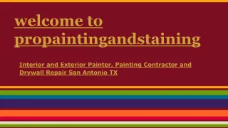 Painting San Antonio TX, Drywall repair San Antonio TX