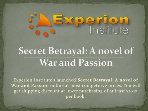 Secret Betrayal: A novel of War and Passion