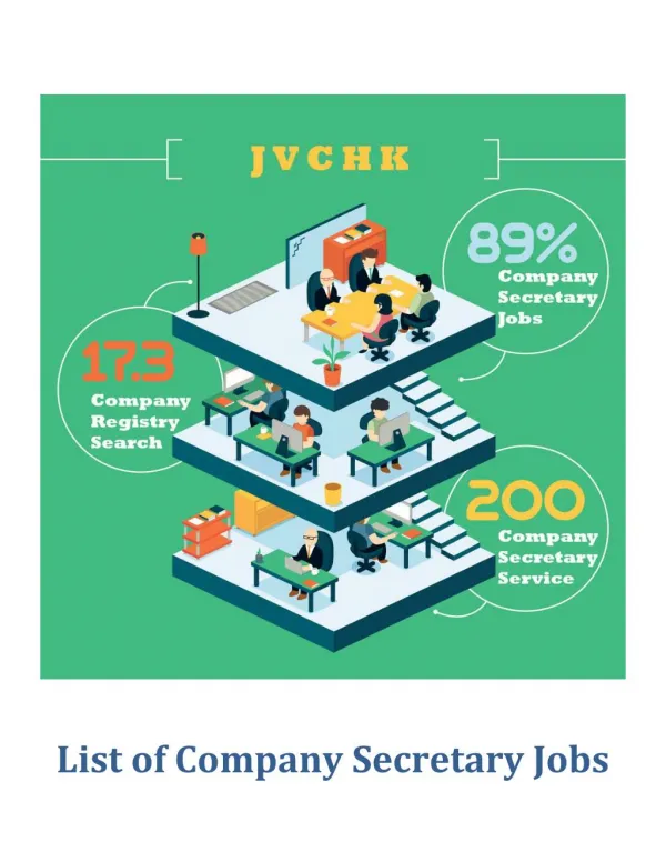 List of Company Secretary Jobs