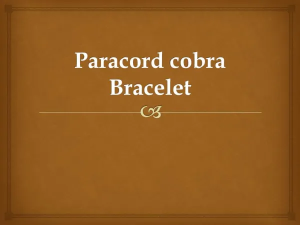 Paracord cobra Bracelet