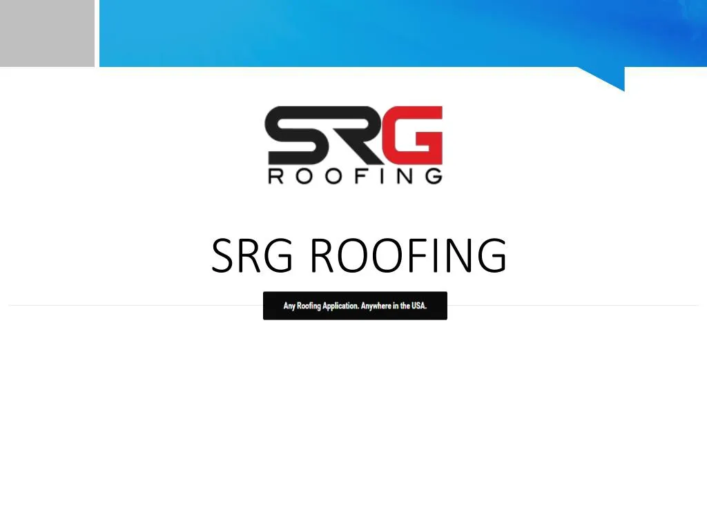 srg roofing