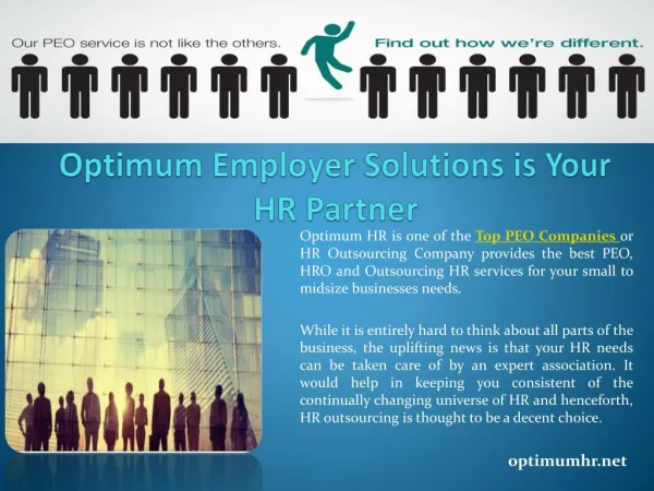 Optimum Employer Solutions is Your HR Partner