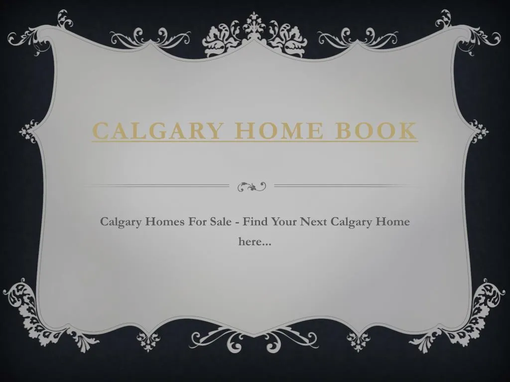 calgary home book