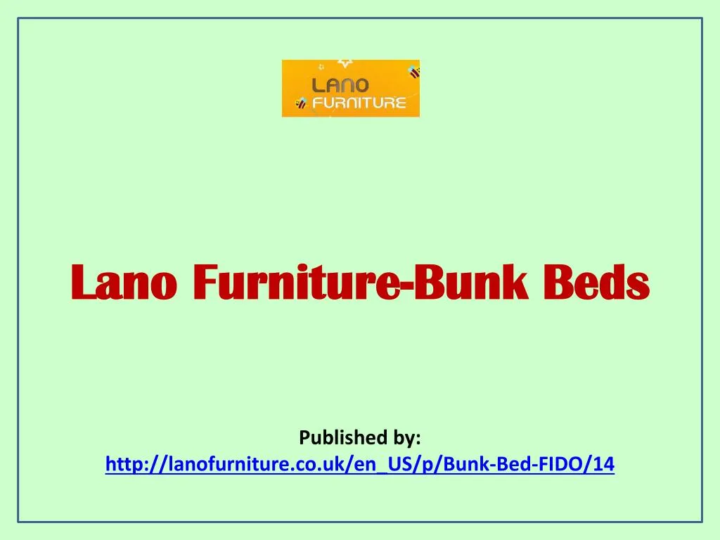 lano furniture bunk beds