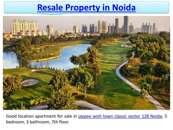 Resale Property in Noida