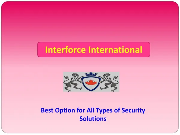 Private Investigator Toronto | Interforce International