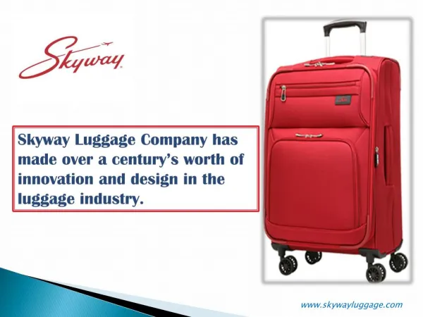 Skyway Luggage collections for Traveler