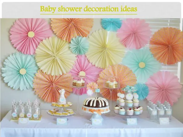 EASY YET SIMPLES BABY SHOWER DECORATION IDEAS