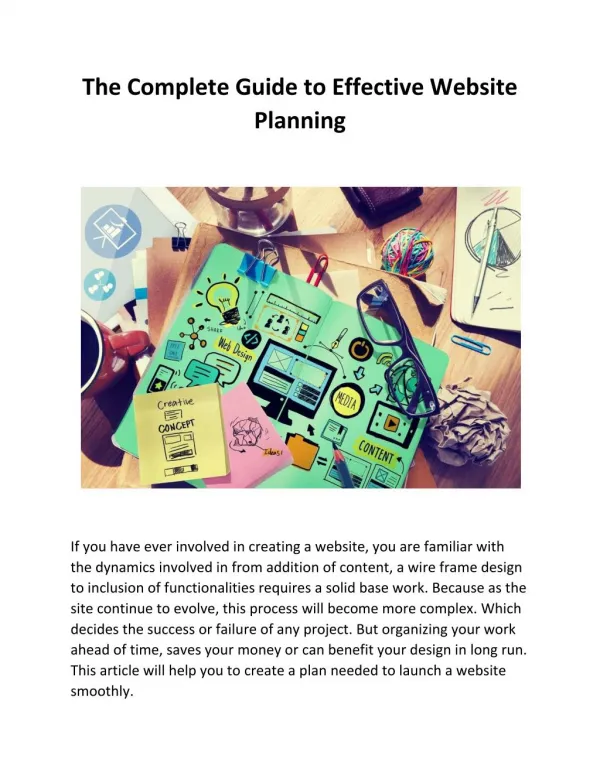 The Complete Guide to Effective Website Planning