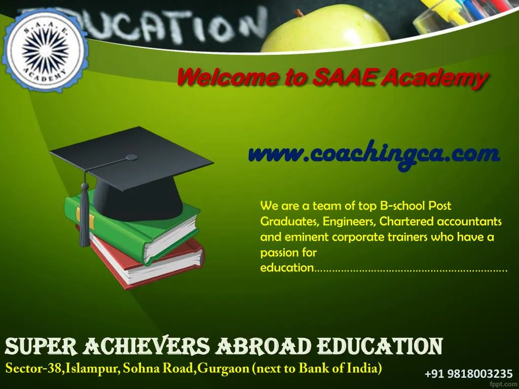 welcome to saae academy