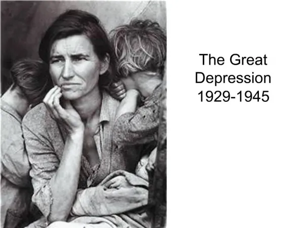 The Great Depression 1929-1945