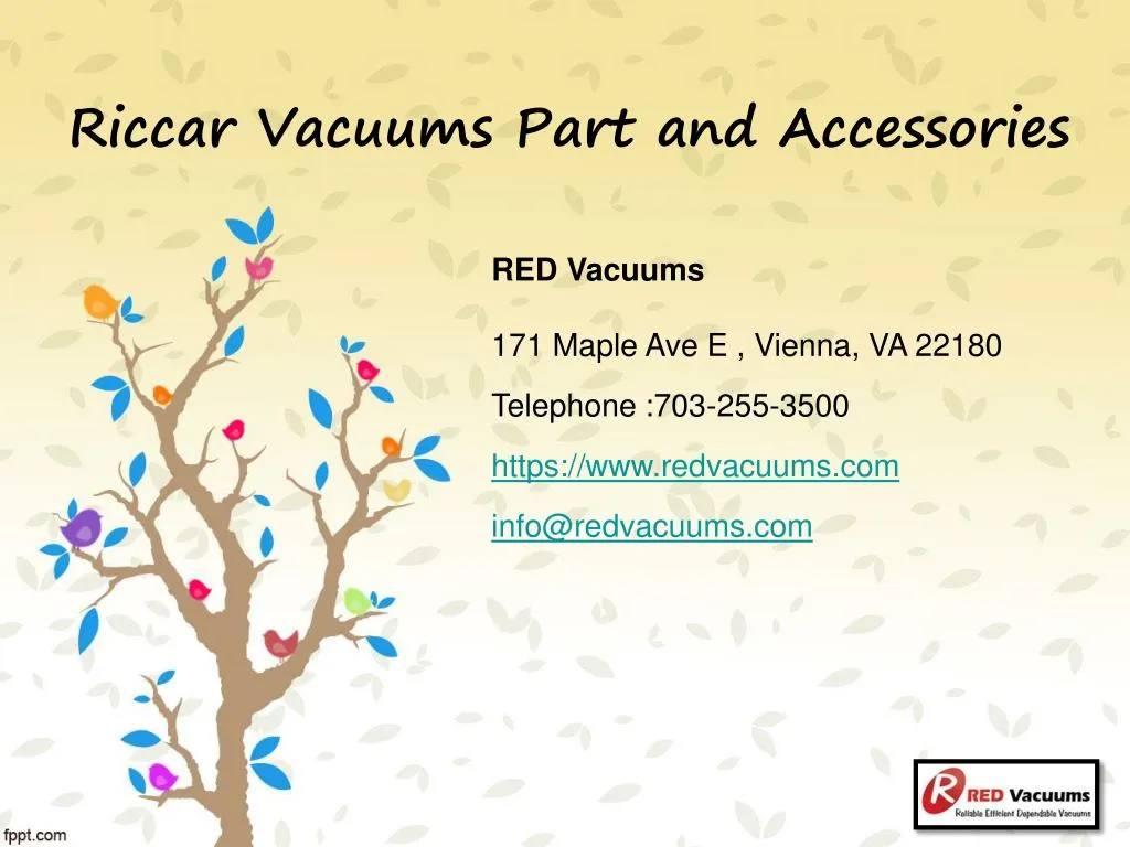 riccar vacuums part and accessories