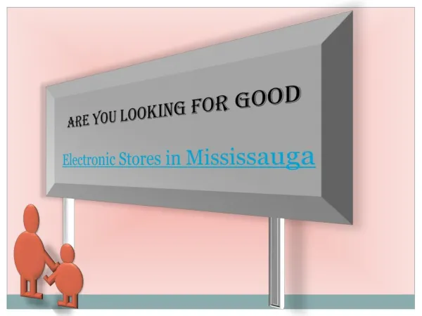 Electronic Stores in Mississauga