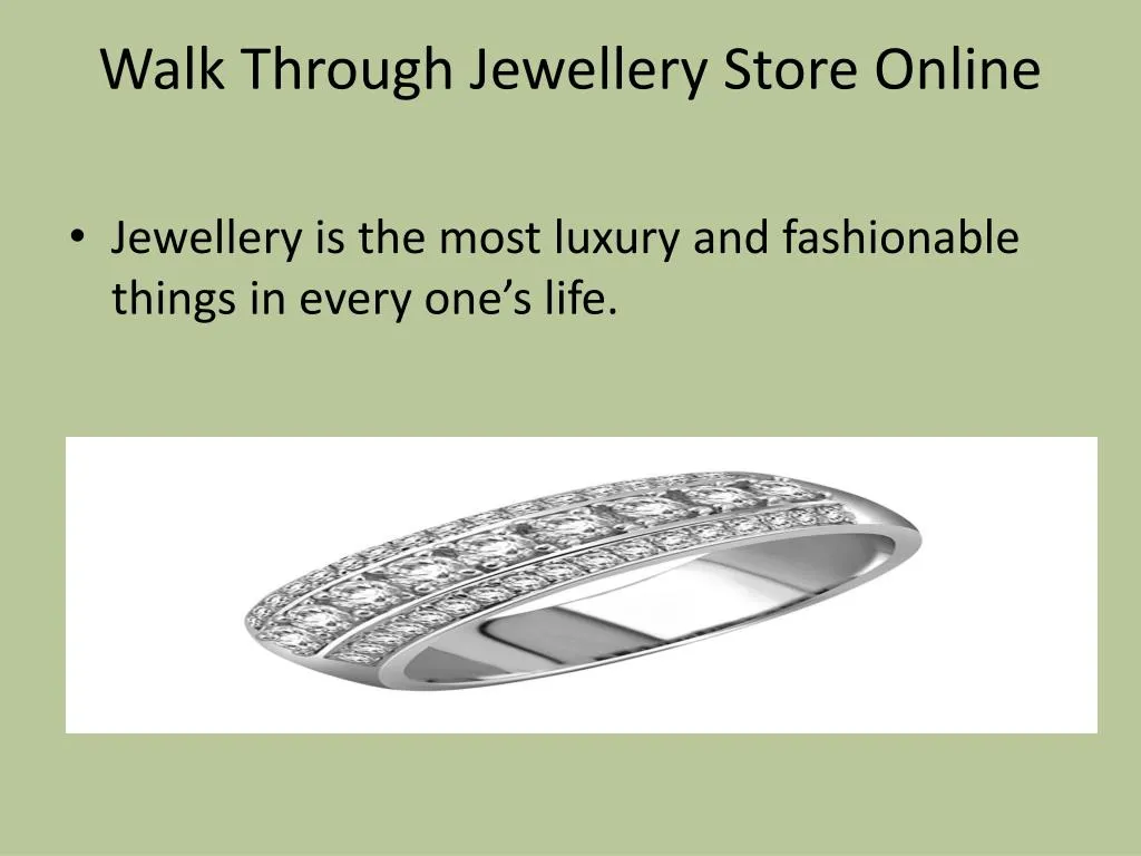 walk through jewellery store online