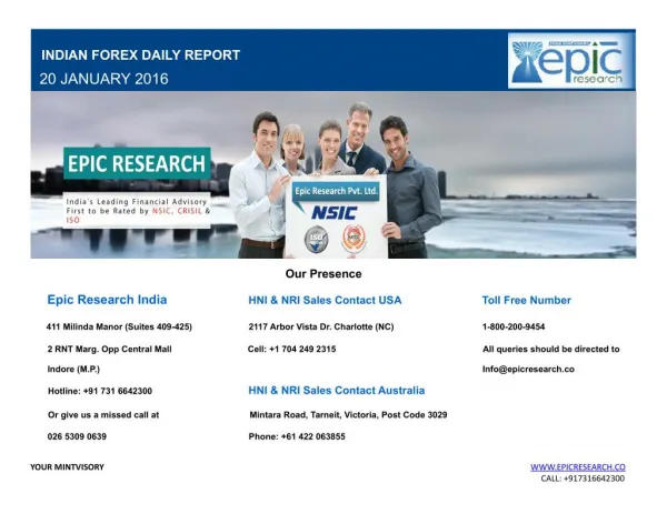 Epic Research Indian Forex Daily Market News 20 Jan 2016