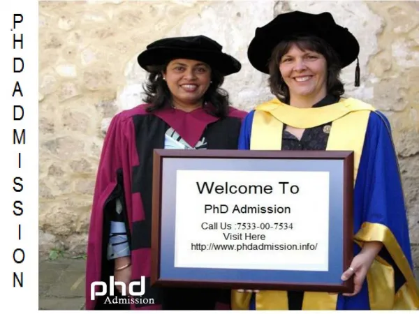 PhD admission consultants: 7533-00-7534