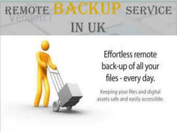 Remote Backup Service In Uk