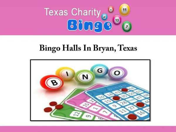 Bingo Halls In Bryan, Texas