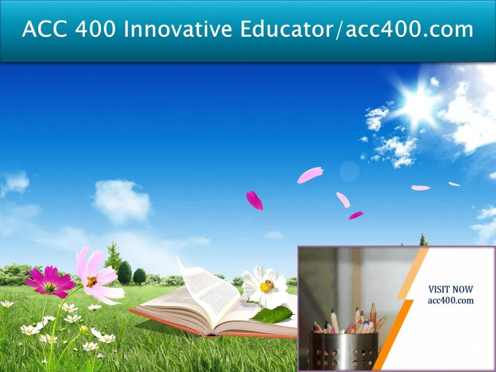 acc 400 innovative educator acc400 com