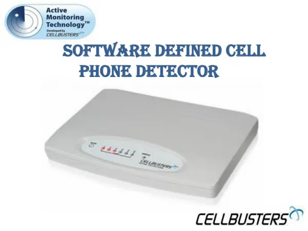 Software Defined Cell Phone Detector