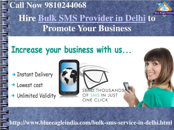 Get Best Bulk SMS Provider in Delhi