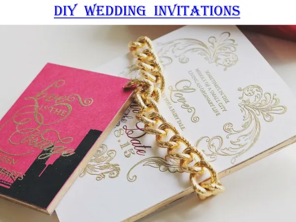 DIY WEDDING INVITATIONS