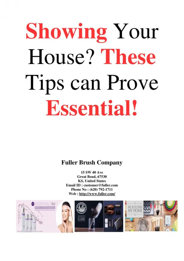 Showing your House? These Tips can Prove Essential!