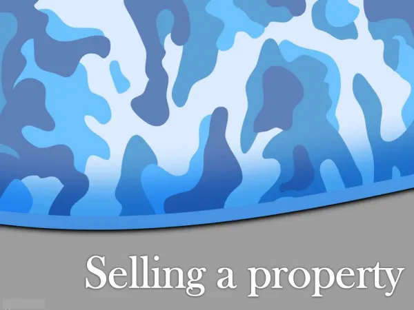 Selling a property