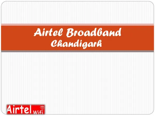 Airtel Broadband Chandigarh