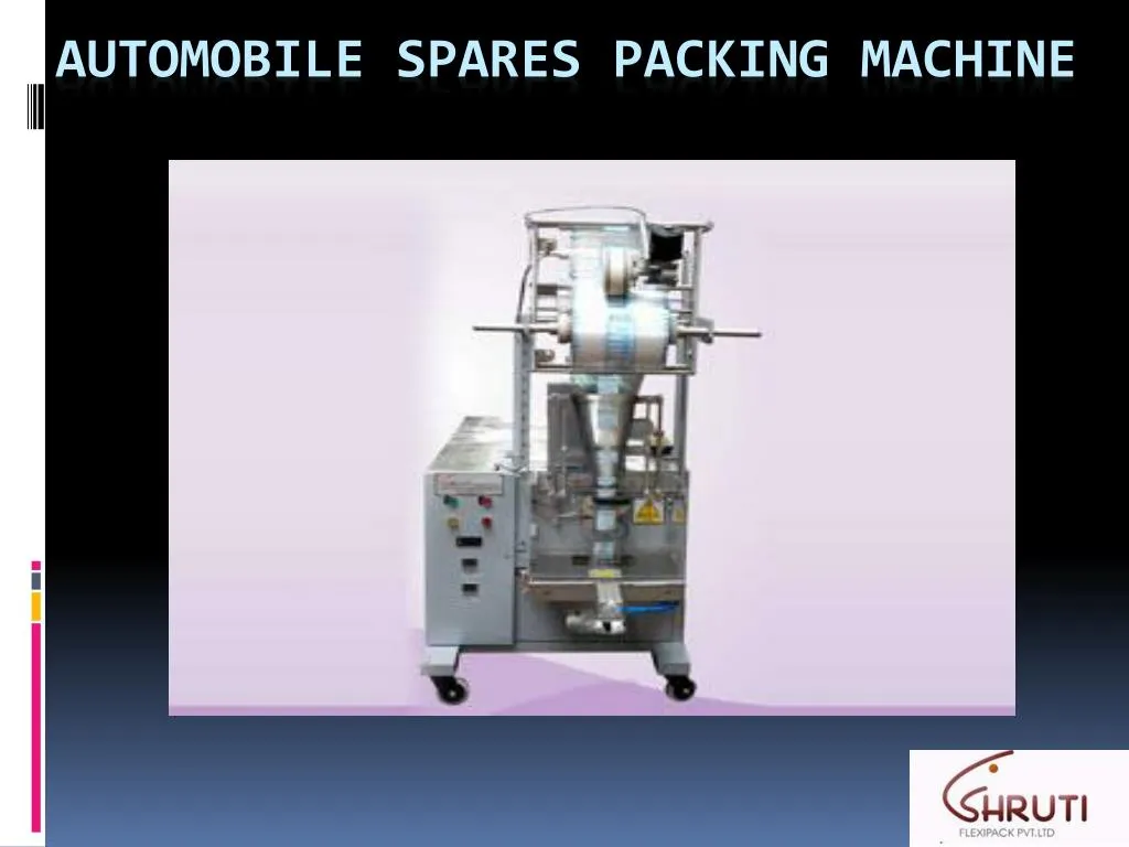automobile spares packing machine