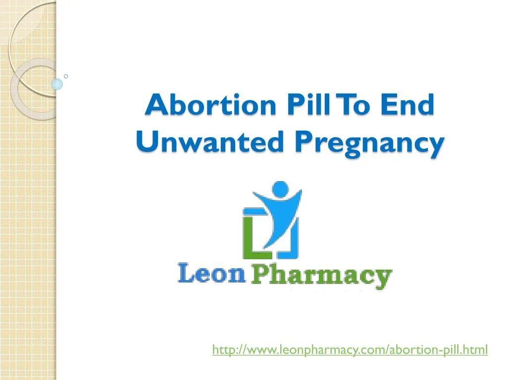 abortion pill to end unwanted pregnancy