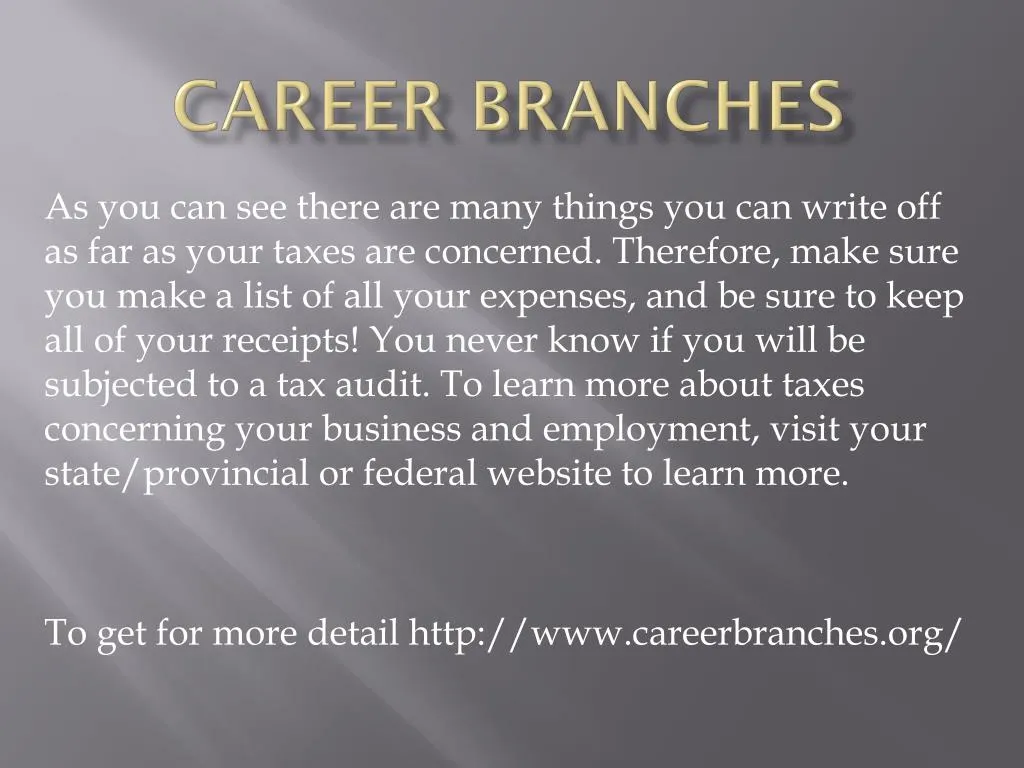 career branches