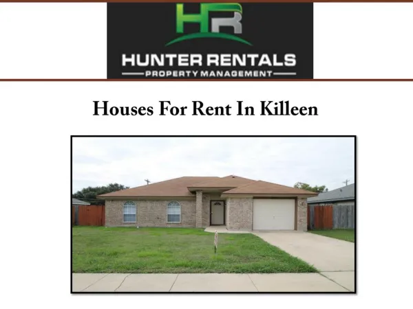 Houses For Rent In Killeen