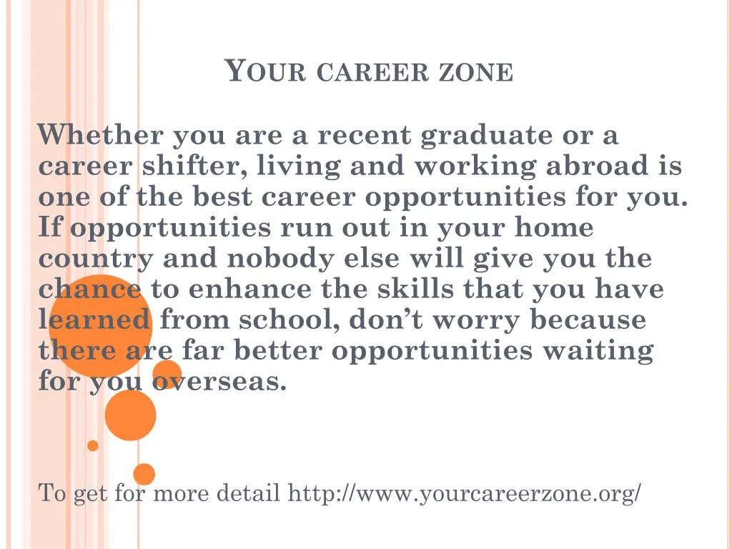 your career zone