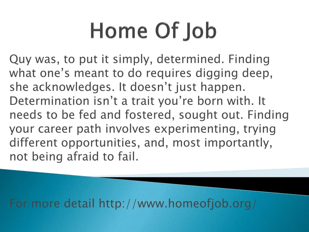 home of job