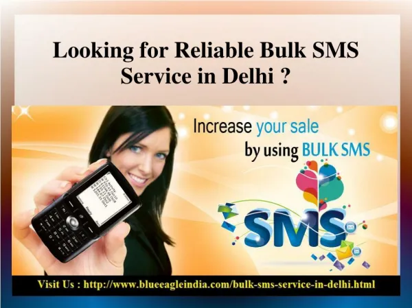 Affordable Bulk SMS Service in Delhi