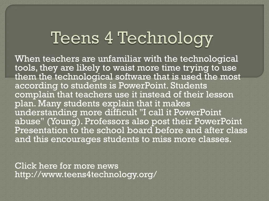 teens 4 technology