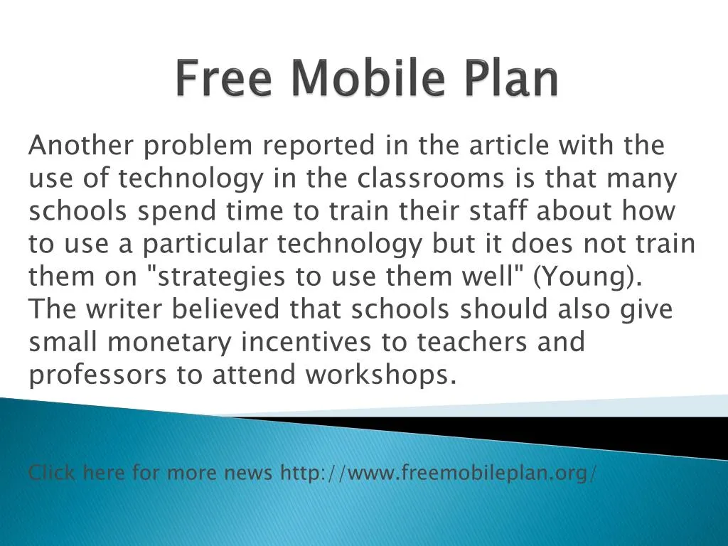 free mobile plan