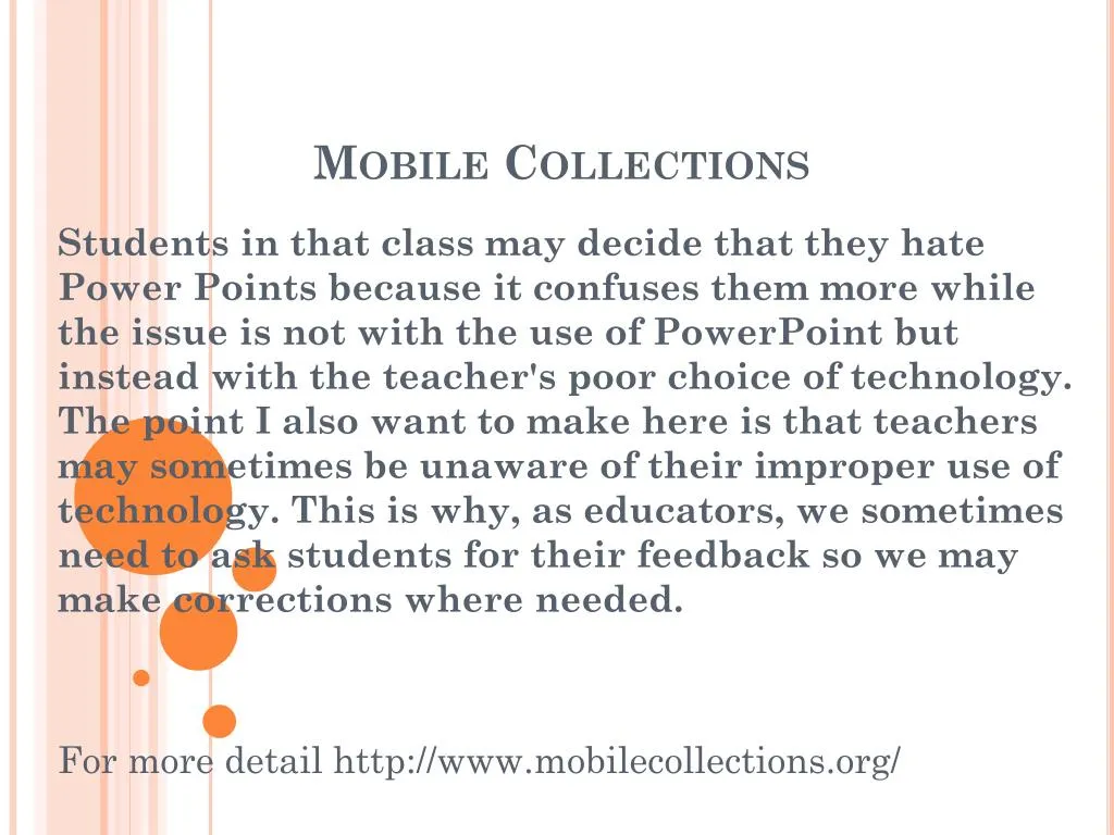 mobile collections
