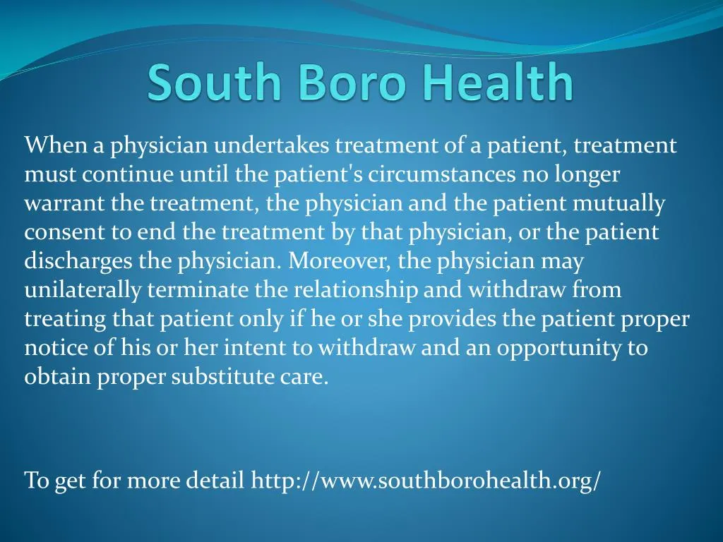 south boro health