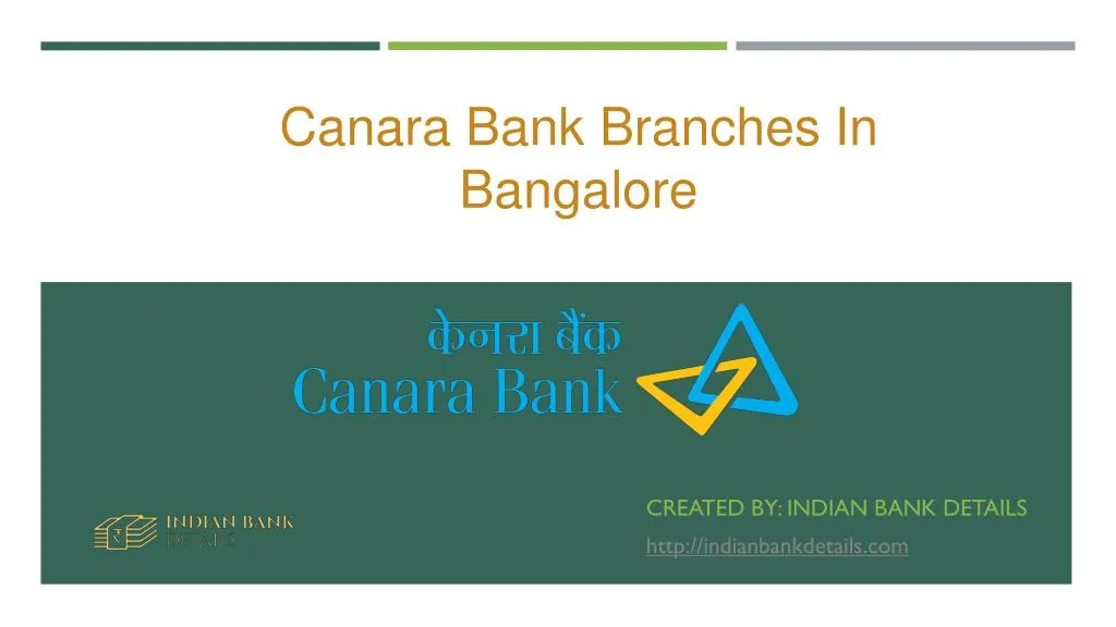 canara bank branches in bangalore
