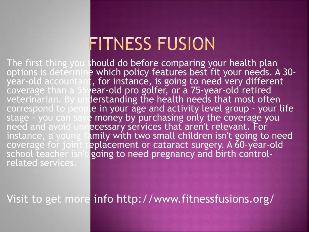 fitness fusion