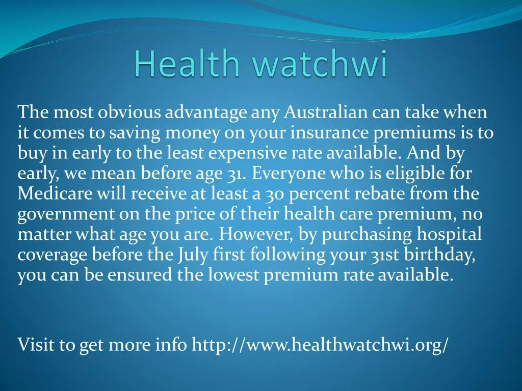health watchwi
