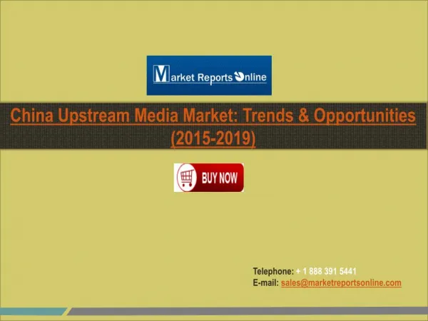 China TV Media Market Size, Growth, Trends, Opportunities and Forecasts To 2019