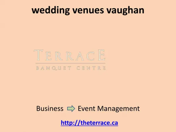 vaughan banquet halls wedding venue