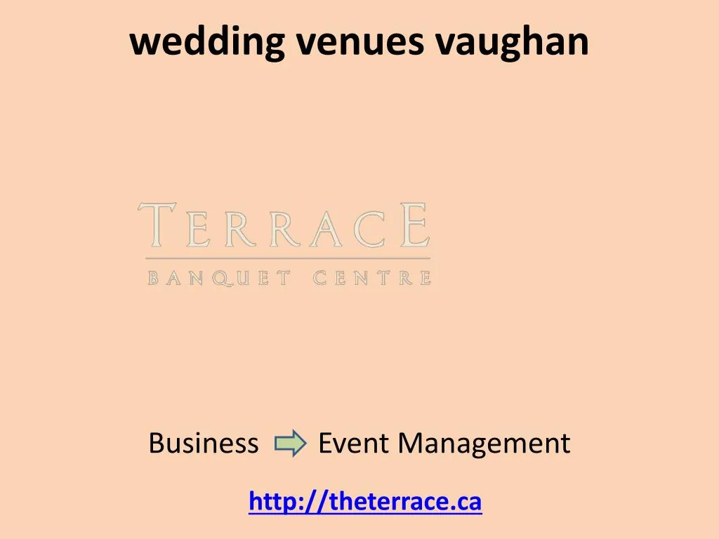 wedding venues vaughan