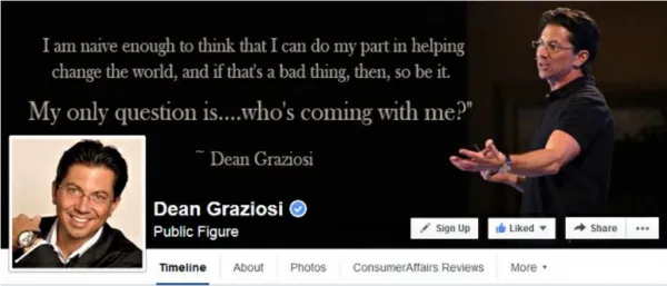 Dean Graziosi's Facebook Page