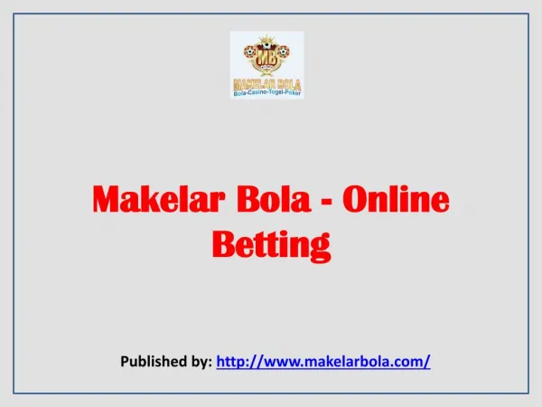 Makelar Bola-Online Betting