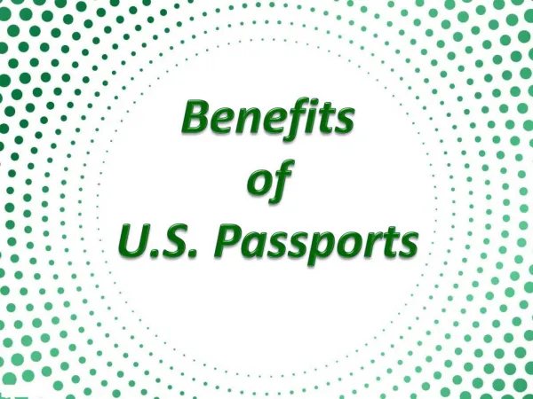 Benefits of U.S. Passports