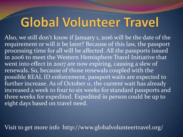 www.globalvolunteertravel.org
